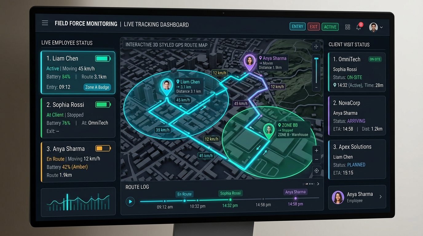 ManRiq Live GPS Field Tracking & Geo-fences